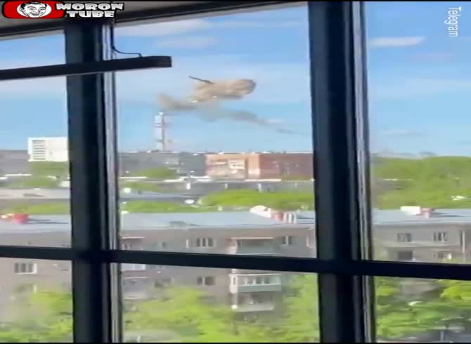 Video :A TV tower is targeted and destroyed by Russia